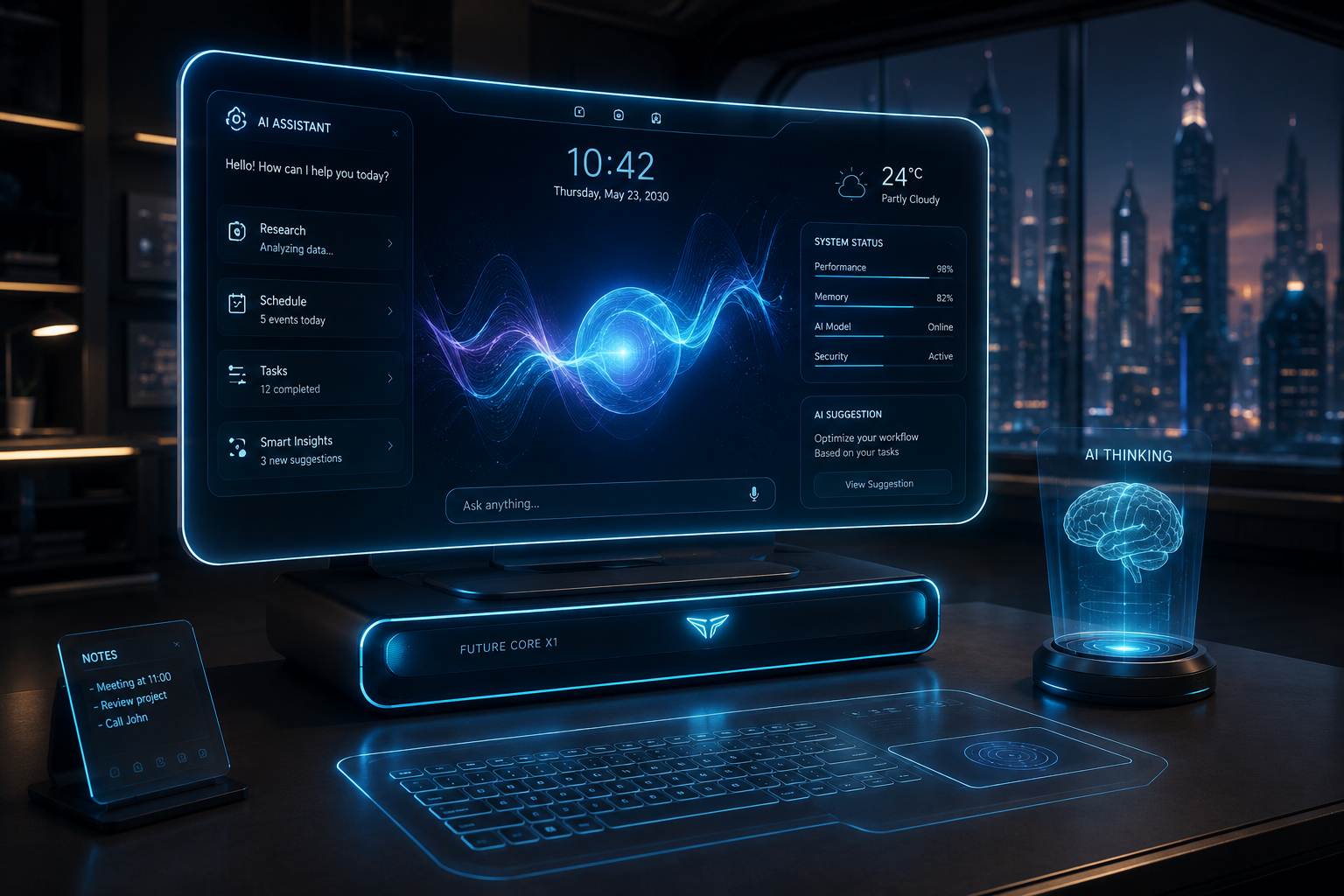 I computer del futuro: come l’intelligenza artificiale cambierà tutto